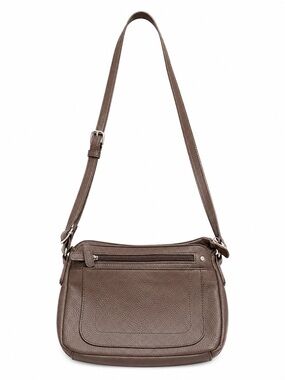 Brown/Taupe Casual Crossbody Bag